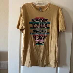 Women’s Mustard Graphic Western T-Shirt
